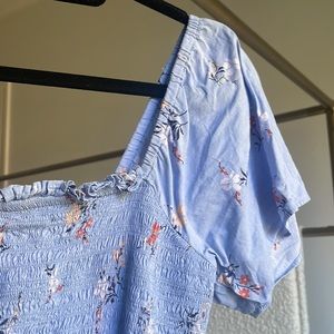 Madewell Womens Square Neck Blouse